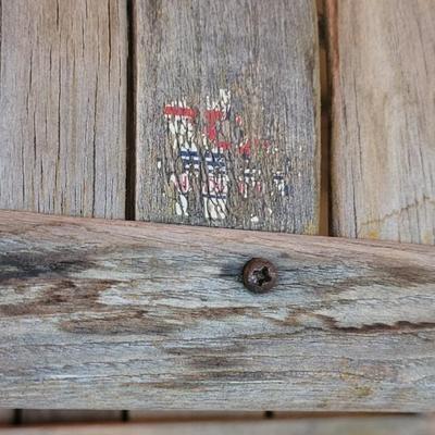 Vintage Wood Toboggan 6ft. Sled