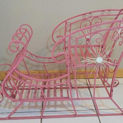 Vintage Mid Century Sunburst Sleigh