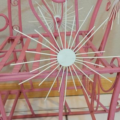 Vintage Mid Century Sunburst Sleigh