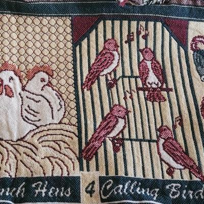 '12 Days of Christmas' Thick Woven Blanket