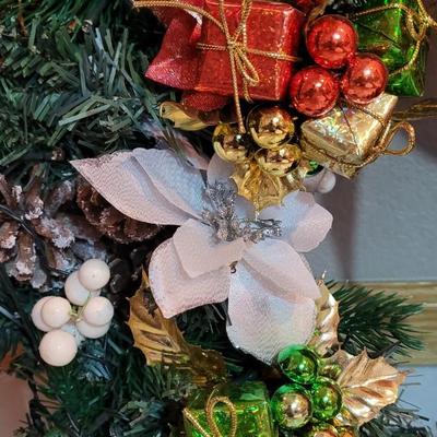 Large Multi Light Up Wreath