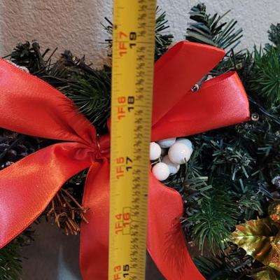 Large Multi Light Up Wreath