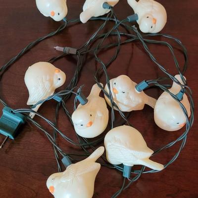 Vintage White Bird String Lights #1