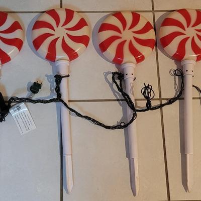 Outdoor Peppermint Lights #1