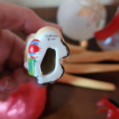 Vintage Christmas Ornaments includes Gorham, Schmidt, and Glass Ornaments