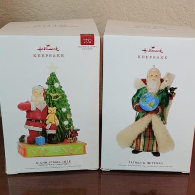 New in the Box Hallmark Santa's