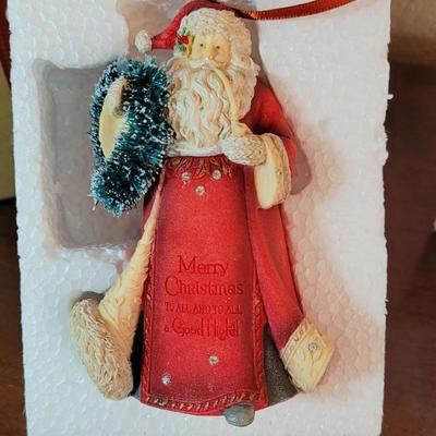 New in the box The Heart of Christmas Santa Ornament
