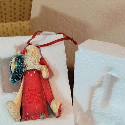 New in the box The Heart of Christmas Santa Ornament