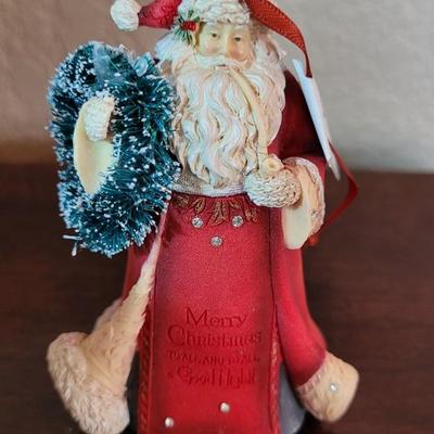 New in the box The Heart of Christmas Santa Ornament