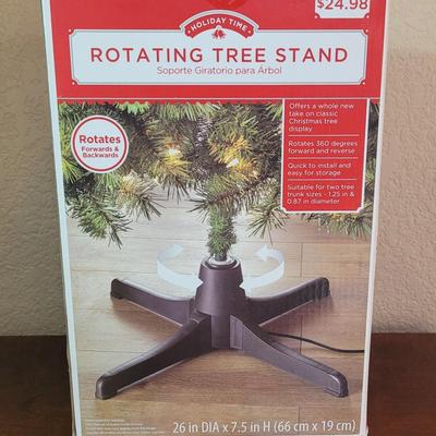 New in the Box Rotating Christmas Tree Stand