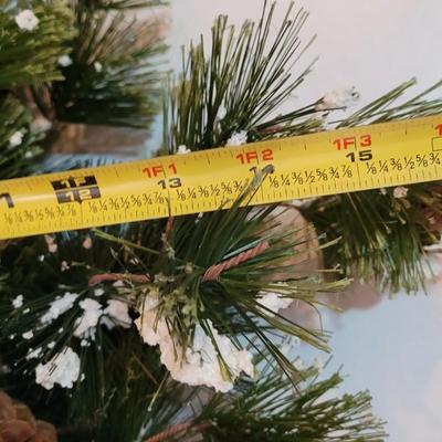 Flocked with Pinecones Swag #2