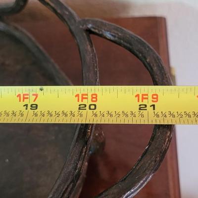 Metal Pinecone and Stick Tray