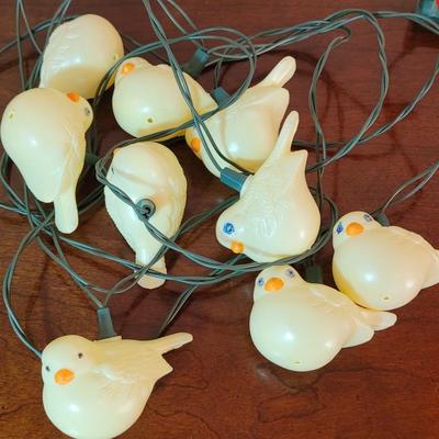 Vintage White Bird String Lights #2