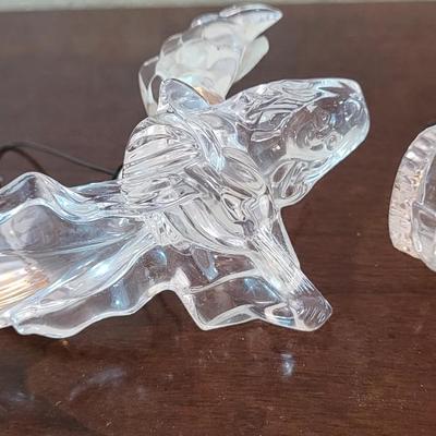 (2) Waterford Crystal Angels