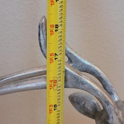 Vintage Silver Metal Deer