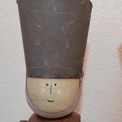 (2) Wood Toy Soldiers Decorations