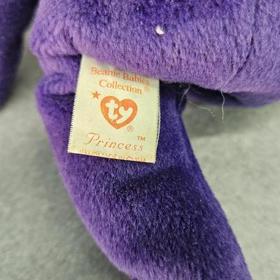 Princess bear beanie baby