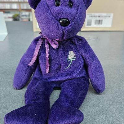 Princess bear beanie baby