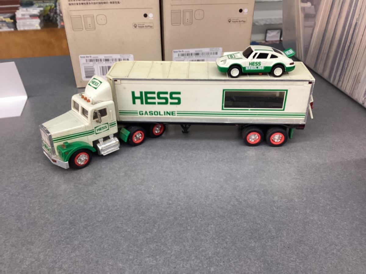Hess truck with car