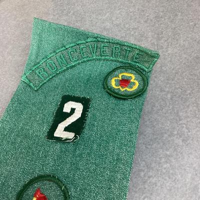 Ronceverte scouts sash with badges