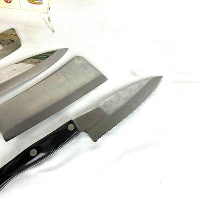 716 Cutco Knife Set with Block and Vintage Cookbook
