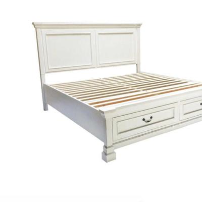 720 Stoney Creek King White Storage Bed