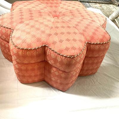 726 LEE Industries Designer Upholstered Ottoman on Wheels