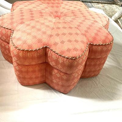 726 LEE Industries Designer Upholstered Ottoman on Wheels