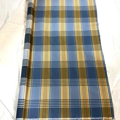 735 Partial Bolt of Calico Corners Plaid Red, Blue, Yellow Material