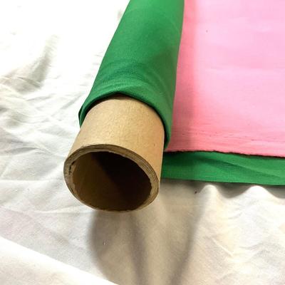 736 Hot Pink and Green Fabric Cut Yardage