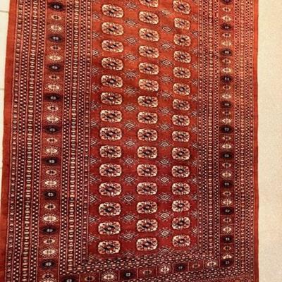 Hand Knotted Wool Rug From Pakistan