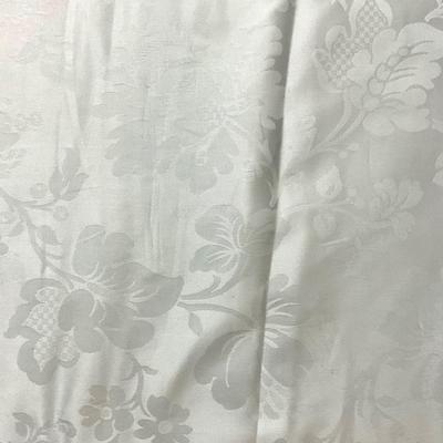 743 Partial Yardage of Light Blue Floral Jaquard Material