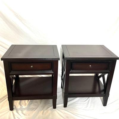 836 PAIR of American Signature Single Drawer 