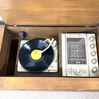 756 Mid Century Garrard Turntable Packard Bell Solid State Stereo