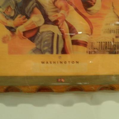 Vintage Washington Redskins Plaque 11.75"x10"