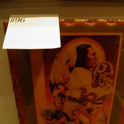 Vintage Washington Redskins Plaque 11.75"x10"
