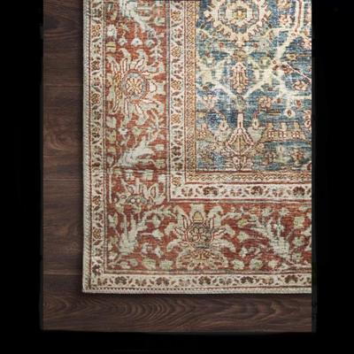 757 Loloi II (Layla) Ocean Rust  2'6" x 9'6" Poly Runner Rug