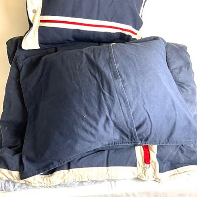 765 Pair of Tommy Hilfiger Twin Comforters and Two Shams