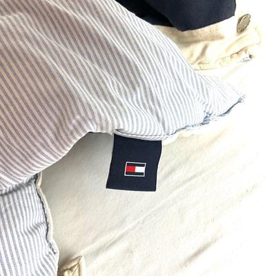 765 Pair of Tommy Hilfiger Twin Comforters and Two Shams