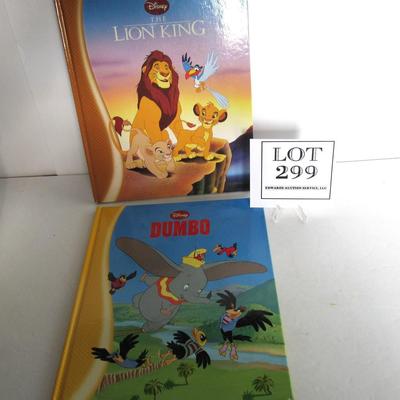 2 Large Size Disney Books, Nice Shape