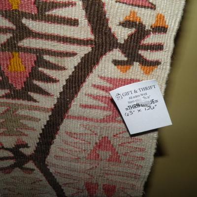 Very Vintage Woven Wool Tapestry 126"x63"
