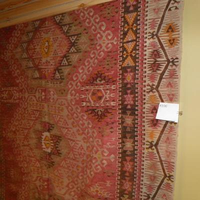 Very Vintage Woven Wool Tapestry 126"x63"