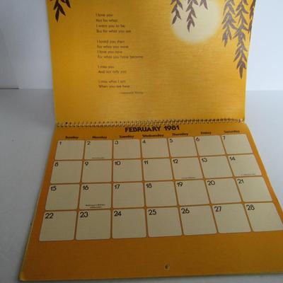 1981 Leonard Nimoy Poetry Calendar