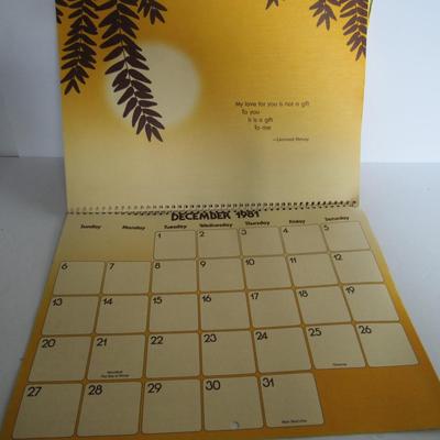 1981 Leonard Nimoy Poetry Calendar