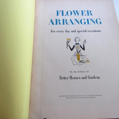 1957 Better Homes and GardensFlower Arranging Book