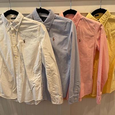 MULTI POLO RALPH LAUREN SLIM FIT OXFORDS (WOMEN'S)