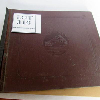 Old RCA Victor Record Album With Records
