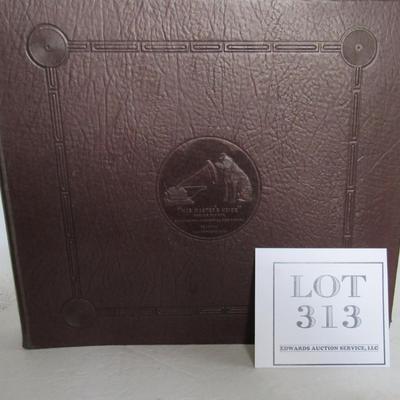 Smaller Size Vintage RCA Record Album With Records, Nice Embossed Cover