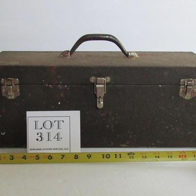 Old Heavy Duty Metal Kennedy Tool Box