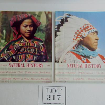 1947 Natural History Magazines